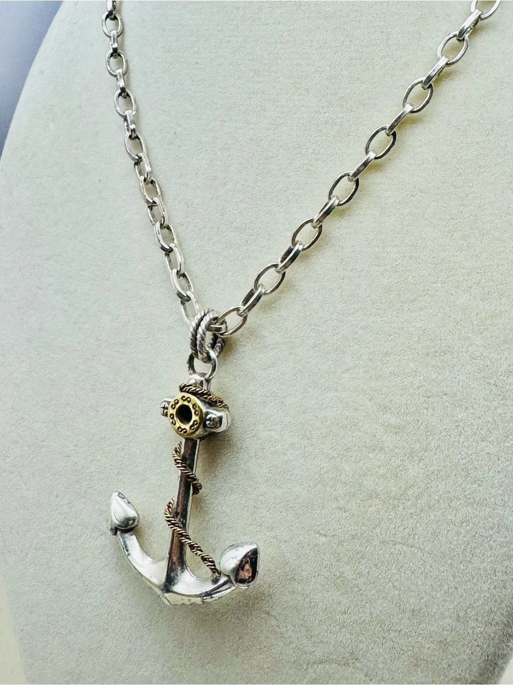 Brighton Two Tone Anchor Necklace